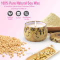 100% Natural Soy Wax Citronella Candles For Relaxing